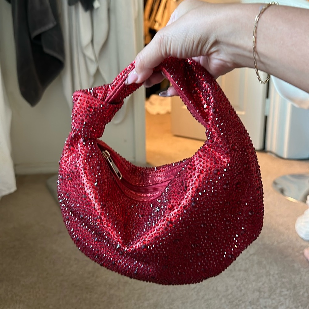 Luxury Knotted Handbag Crsytal Rhinestone Diamond Cloud Bag Women